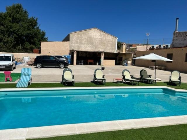 Villa Rural Con Amplia Piscina Campillo de Altobuey Eksteriør bilde