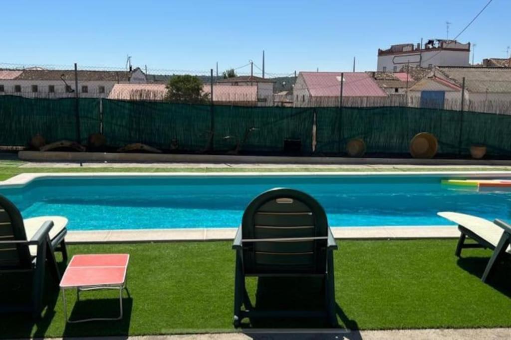 Villa Rural Con Amplia Piscina Campillo de Altobuey Eksteriør bilde